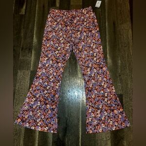 Billabong NWT Floral,Loose Fit, Flared Pants Size XL